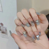 24pcs natural comfortable easy wear nails-BY43